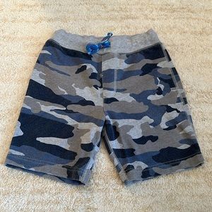 Crewcuts sweat shorts- size medium (8-9).  Blue camo print!